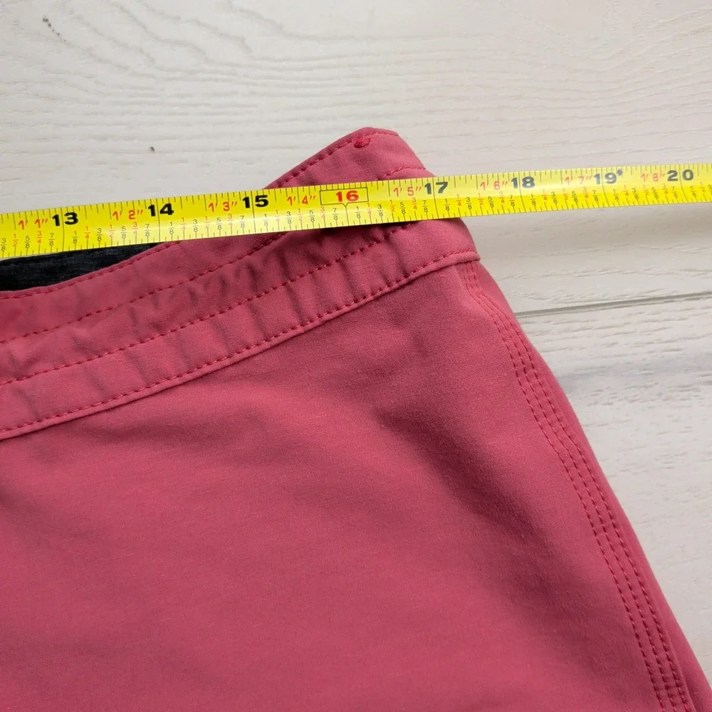 Vissla Solid Sets Board Shorts Mens 34 Swim Trunks Magenta Red‎ Beach Surf